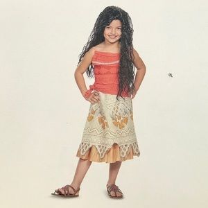 Disney Moana Costume Sz 7-8 NEW